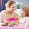 36-Pack Mother’s Day Kids Craft Kit – DIY Handprint Greeting Cards with Paints & Brushes, Bulk Art Activity for School, Home, and Mom Gifts
